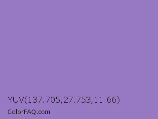 YUV 137.705,27.753,11.66 Color Image