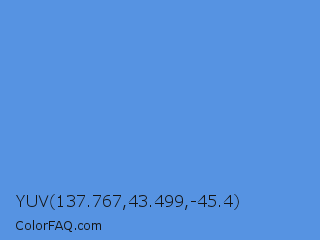 YUV 137.767,43.499,-45.4 Color Image