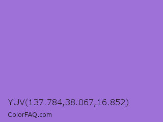 YUV 137.784,38.067,16.852 Color Image