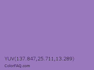YUV 137.847,25.711,13.289 Color Image
