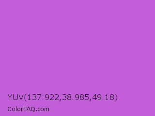 YUV 137.922,38.985,49.18 Color Image