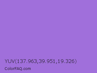 YUV 137.963,39.951,19.326 Color Image