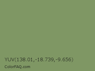 YUV 138.01,-18.739,-9.656 Color Image