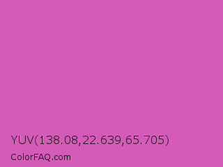 YUV 138.08,22.639,65.705 Color Image