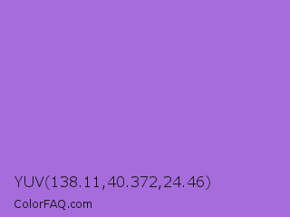 YUV 138.11,40.372,24.46 Color Image