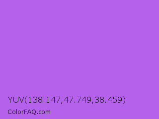 YUV 138.147,47.749,38.459 Color Image
