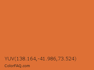 YUV 138.164,-41.986,73.524 Color Image