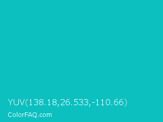 YUV 138.18,26.533,-110.66 Color Image