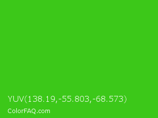 YUV 138.19,-55.803,-68.573 Color Image