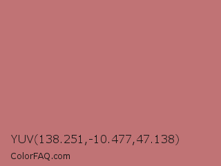 YUV 138.251,-10.477,47.138 Color Image