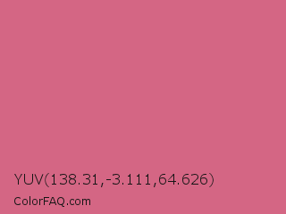 YUV 138.31,-3.111,64.626 Color Image