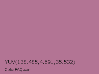 YUV 138.485,4.691,35.532 Color Image