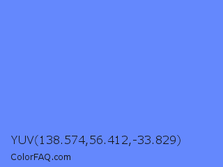 YUV 138.574,56.412,-33.829 Color Image