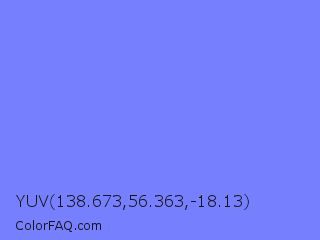 YUV 138.673,56.363,-18.13 Color Image