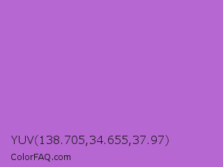 YUV 138.705,34.655,37.97 Color Image