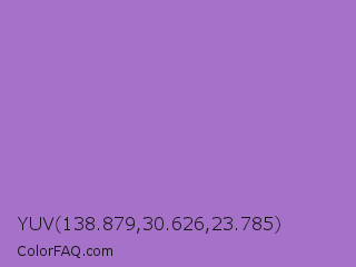 YUV 138.879,30.626,23.785 Color Image
