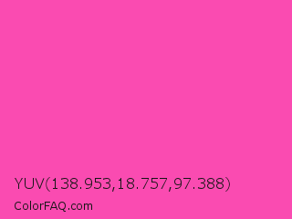 YUV 138.953,18.757,97.388 Color Image