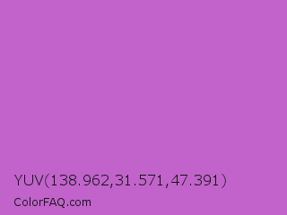 YUV 138.962,31.571,47.391 Color Image