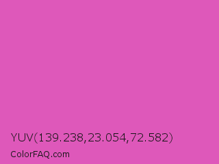 YUV 139.238,23.054,72.582 Color Image