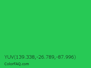 YUV 139.338,-26.789,-87.996 Color Image