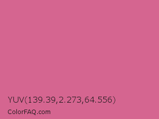 YUV 139.39,2.273,64.556 Color Image