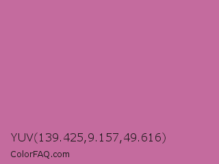 YUV 139.425,9.157,49.616 Color Image