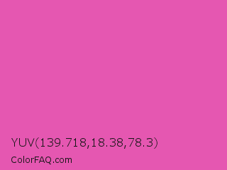 YUV 139.718,18.38,78.3 Color Image