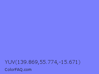 YUV 139.869,55.774,-15.671 Color Image
