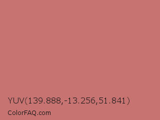 YUV 139.888,-13.256,51.841 Color Image