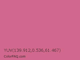 YUV 139.912,0.536,61.467 Color Image