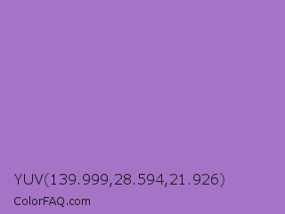 YUV 139.999,28.594,21.926 Color Image