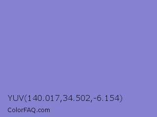 YUV 140.017,34.502,-6.154 Color Image