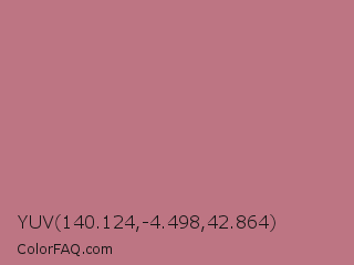 YUV 140.124,-4.498,42.864 Color Image