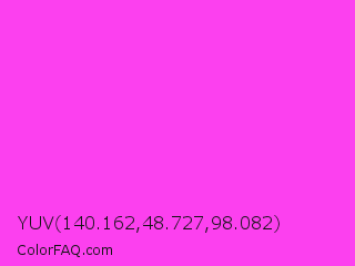 YUV 140.162,48.727,98.082 Color Image