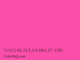 YUV 140.215,14.684,97.158 Color Image