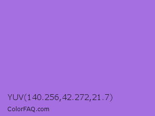 YUV 140.256,42.272,21.7 Color Image