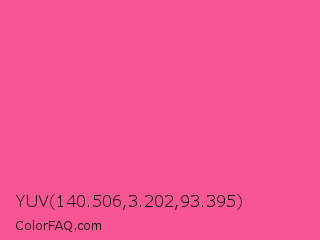 YUV 140.506,3.202,93.395 Color Image