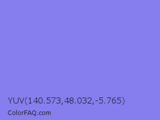 YUV 140.573,48.032,-5.765 Color Image