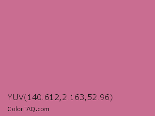 YUV 140.612,2.163,52.96 Color Image