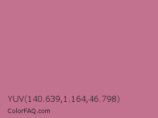 YUV 140.639,1.164,46.798 Color Image