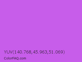 YUV 140.768,45.963,51.069 Color Image