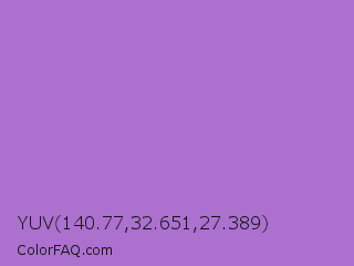 YUV 140.77,32.651,27.389 Color Image