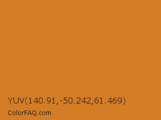 YUV 140.91,-50.242,61.469 Color Image