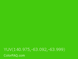YUV 140.975,-63.092,-63.999 Color Image