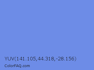 YUV 141.105,44.318,-28.156 Color Image