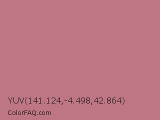 YUV 141.124,-4.498,42.864 Color Image