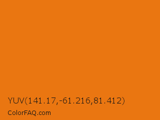 YUV 141.17,-61.216,81.412 Color Image