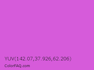 YUV 142.07,37.926,62.206 Color Image