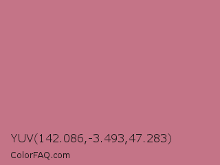 YUV 142.086,-3.493,47.283 Color Image