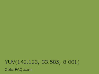YUV 142.123,-33.585,-8.001 Color Image